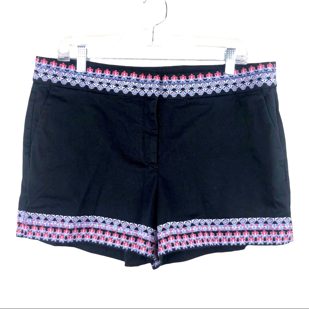 Ann Taylor LOFT Embroidered Shorts